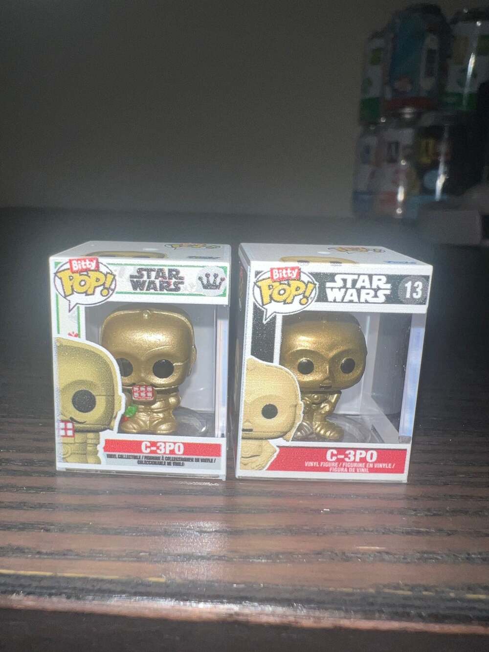 2 BITTY C-3PO 1" Funko Pops Star Wars Nutcracker Movies Christmas Holidays #13